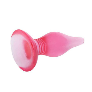 Plug Anale in PVC con Ventosa Viola - Facile Inserimento e Comfort